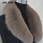Quality Primacy Trim Soft Fashion Scarf Parka Hood Real Fox Fur Collar