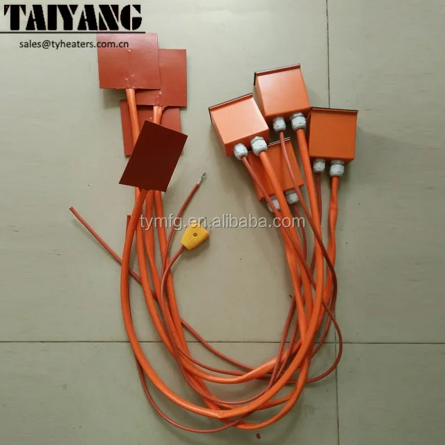 Customized Silicone Rubber Heater Engine Preheater