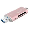 Factory Price Aluminium 3 in 1 TYPE-C USB3.0 HUB Adapter With Support SD Card and TF Card Reader For Windows System