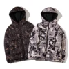 Casual Fashionable Polyester Shiny Mens Double Face Jackets For Winters