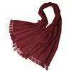 inner mongolia factory wholesale solid color ladies girls women yak wool cashmere shawl