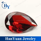 Wuzhou CZ Manufacturer AAA Dark Aquamarine Pear Cubic Zirconia