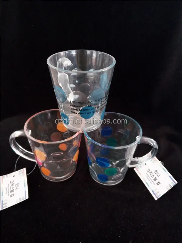 12oz plastic promation cup & acrylic Cup with handle