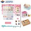 Automated Refrigerated Cupcake Salad Fruit Vegetables Vending Machines with Lift Conveyor Belt System for Bread Shop