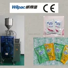 Automatic body wash and shampoo liquid packaging machine from Wilpac