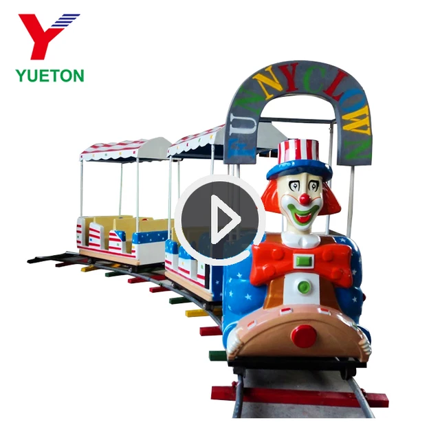 Indoor Amusement Theme Park Playground Electric Garden Track Trains For Adults