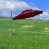 High quality water proof gardem aluminium frame sun beach parasol umbrella custom advertising beach sun umbrella