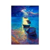 New design picture seascape oil painting shine canvas wall art