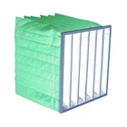 Synthetic fiber F6 medium affect air filter bag pocket air filter