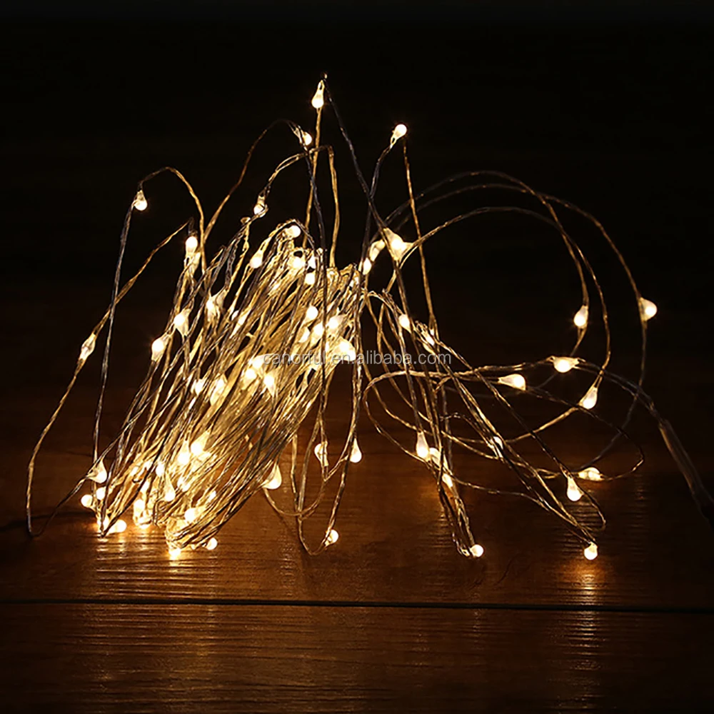 12v Home Garden Led Copper Wire String Light Christmas Tree Decorations - Buy Led Copper Wire ...