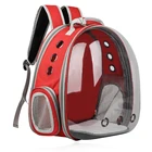Top Soft Outdoor Pet Transparent Carrier Bag 360 Panorama Cat Dog Carrier Backpack