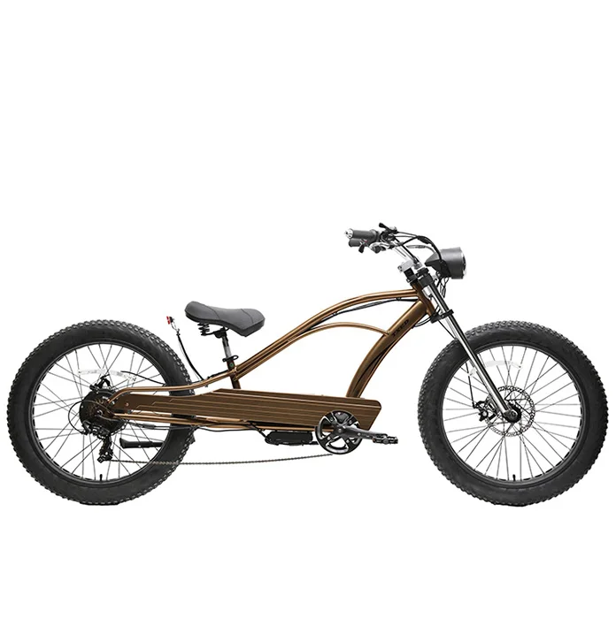 rear hub motor electric chopper bike for adults