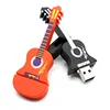 Cute Simulation Musical Instrument 512Gb Usb Flash Drive Soft Rubber Cartoon Colorful Guitar 16Gb 1Gb 8Gb Pendrive Memory Stick