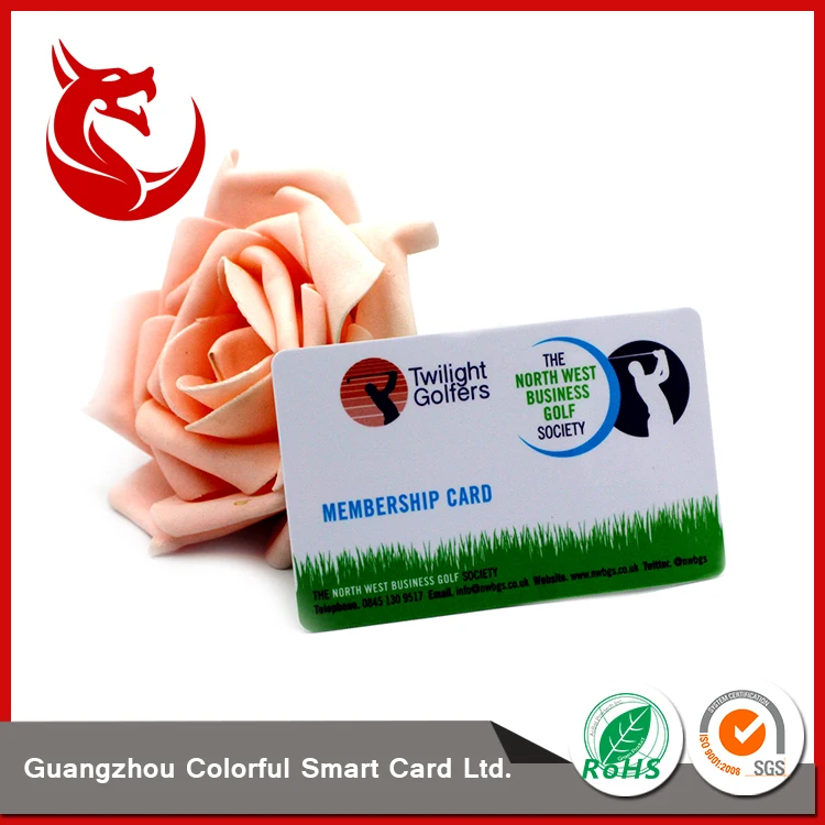 pvc laminated plastic gift card
