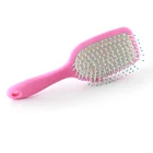 Xinlinda brand Wholesale plastic wide tooth large paddle portable professional head massage hair brush comb