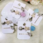 HC260 Trade Assurance Five-pointed Star Starfish 2pcs Hair Clip Set Pearl Shell Marine Series Hairpin