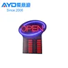 52*60cm Super Bright LED Open Sign, Wholesale Plug and Play Business Hours Animation Display Board