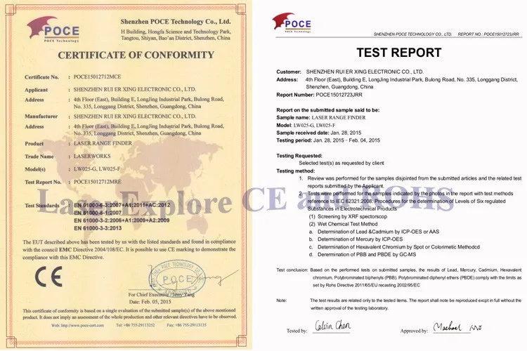 CE certificate 2