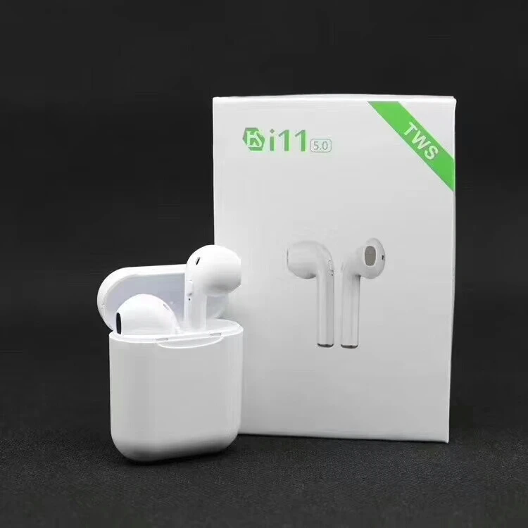2019 hot selling good price TWS earphone i11 wireless earbuds BT 5.0 dual sides phone calling function - ANKUX Tech Co., Ltd