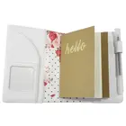 Custom pink writing travel notebook wholesale leather journal