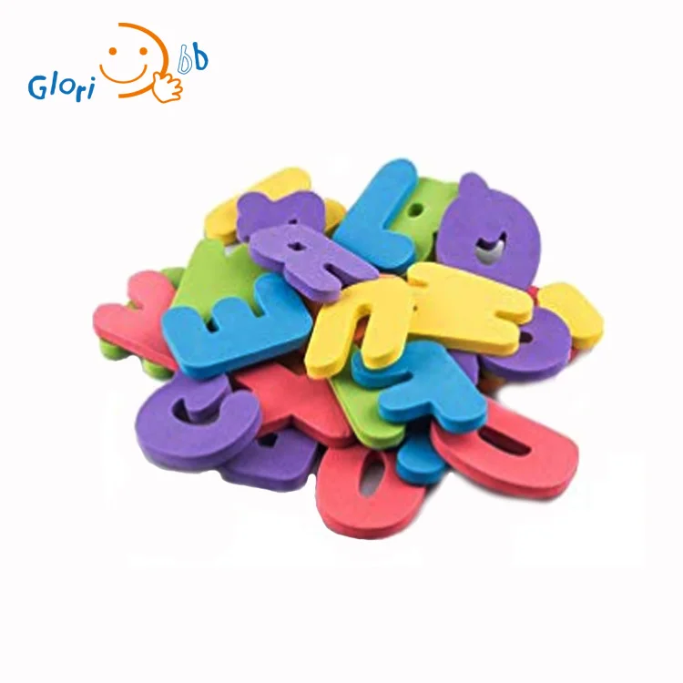 36x Alphabet Letter Arbic Numrals Bath Foam Puzzle Educational Kids Toy Soft HK