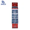 POP POS Corrugated Shipper Floor Display Stand for Books, Cardboard Corrugated Display Unit