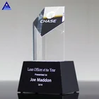 Crystal Tower Award Crystal Tower Trophy Unique Design Pentagon Crystal Trophy Tower Award