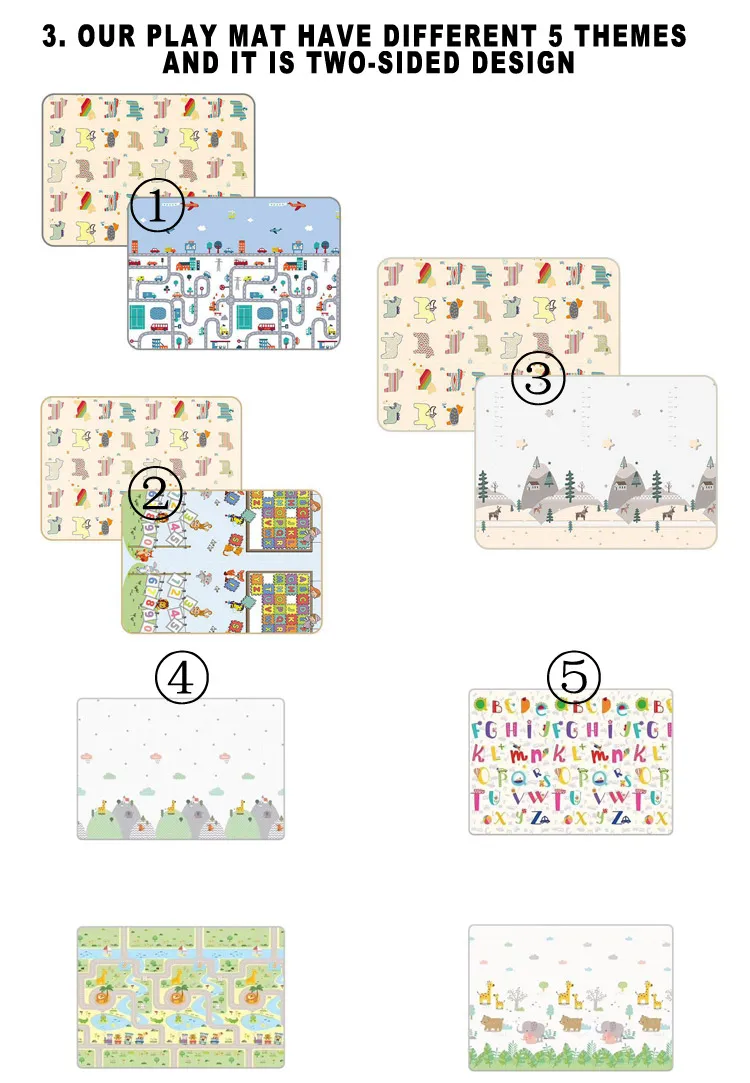 product wholesale xpe cotton carpets large rug carpet foldable double sided for infants waterproof foam tpu custom kids mat baby playmat-4
