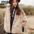 Fashion Wholesale Women Colorful Faux Raccoon Fur Coat