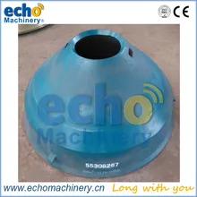 manganese steel Metso HP500 cone crusher parts bowl liner,concave and mantle in aggregate production