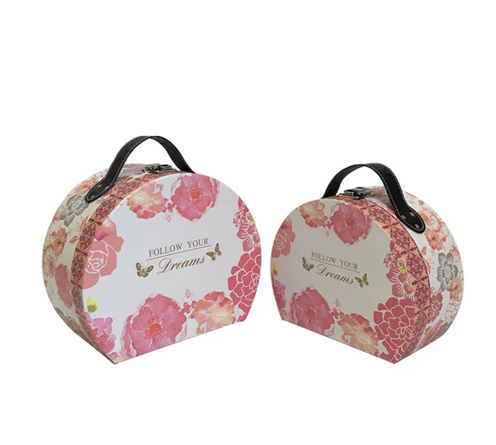 Fancy Cardboard Suitcase Decorative Boxes For Wedding Favors Gifts