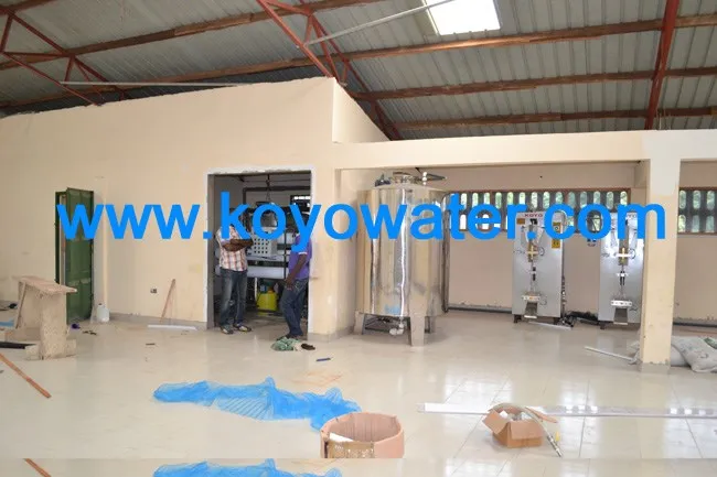 full automatic 2000 sachet water production line/1000L/H pure water treatment/koyo sachet water machine