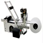 High quality manual tabletop bottle labeling machine with printer