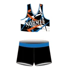 OEM Service cheer sports bra and shorts Sexy girls cheerleader crop top and short kids practice wear custom cheer uniform