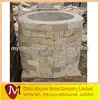 Cream Slate Pillar ,slate mosaic pillars