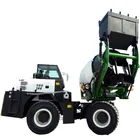 Foam concrete mixer / self loading concrete mixer truck / concrete pump mixer truck