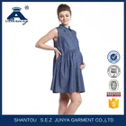 Summer Breathable Fashion Sleeveless Dress Pregnant Clothes For Maternity Women
