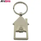 Oem Odm No Minimum Custom Metal Keychain House Shaped Key Chain
