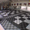 Cheap price PVC interlocking plastic garage floor tiles
