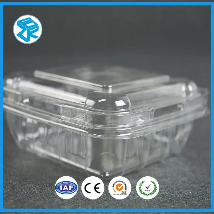 Custom transparent disposable blister fruit package container