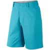 Mens polyester spandex bright blue dri-fit golf short