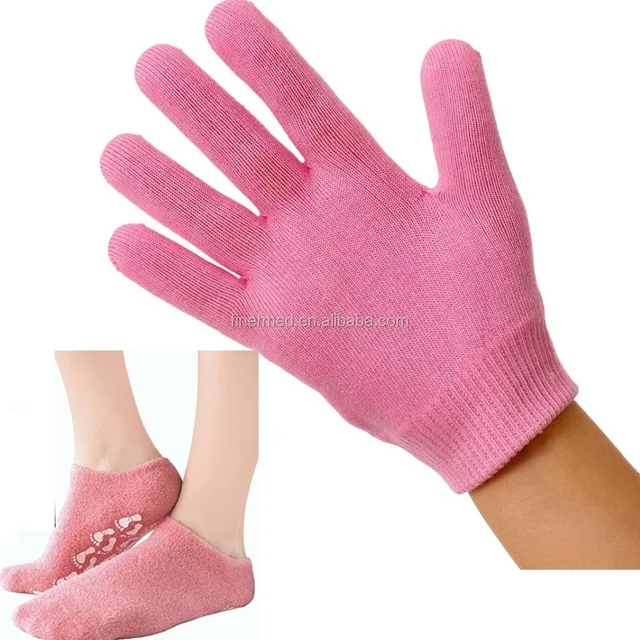 hand moisturizing spa gel socks gel gloves