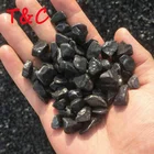 black pebble stone garden pebbles landscaping stone
