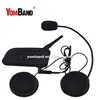 Popular 1200M Waterproof Bluetooth Interphone Motorcycle Helmet Headset Intercom with FM Radio Bike Intercom Stereo Music