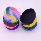 Dustproof heat-resistant custom standing ne silicone ashtray