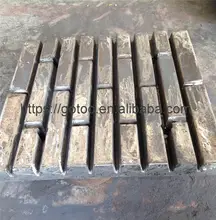 Crusher Casting Parts Pegson XA400 / XR400 Jaw Plate For Crushing Rock