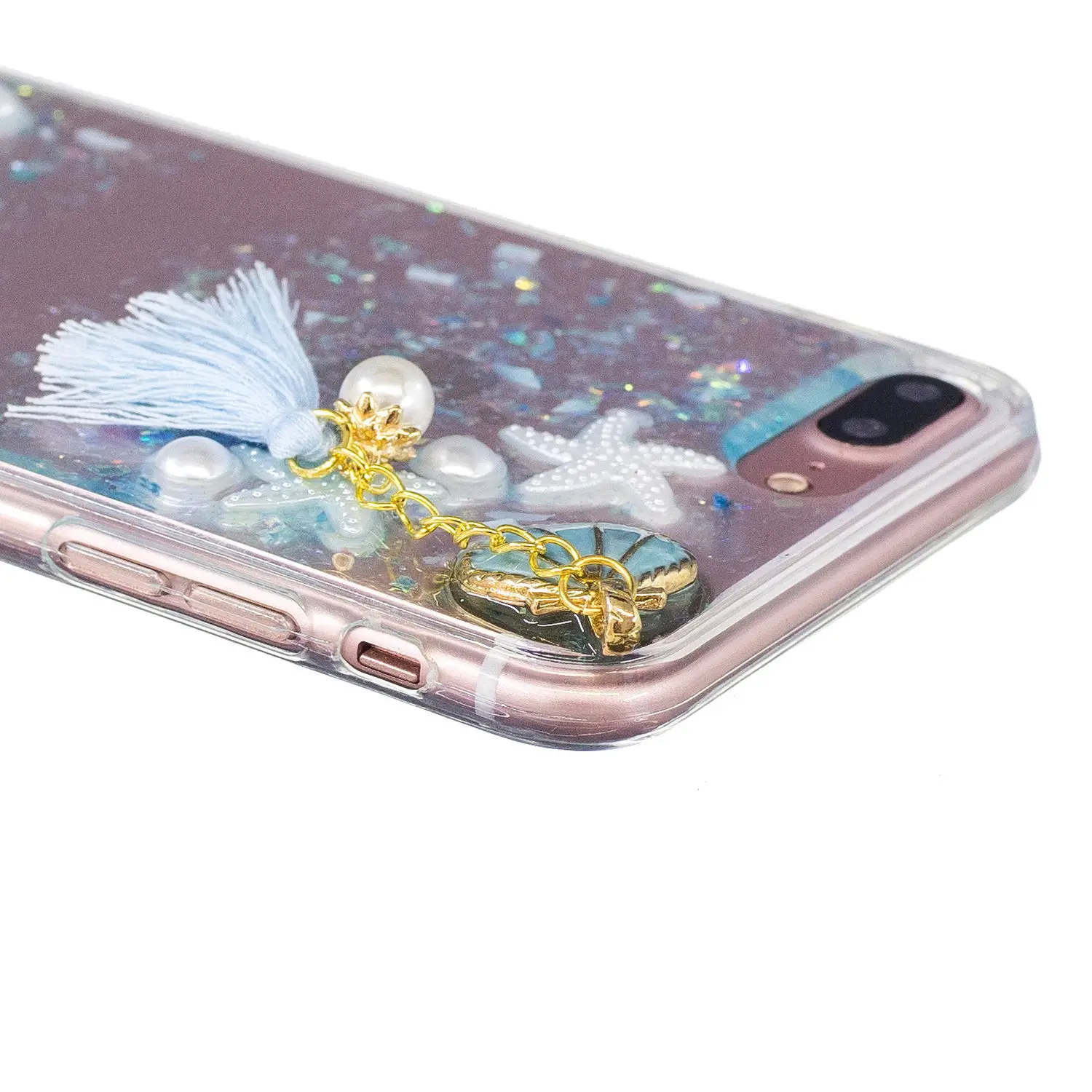 haissky 2018 newest creative 3d plush starfish shell soft tpu