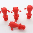 Family party personality silicone wine stopper