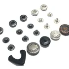 Promotional V Shape Italian Engraving Laser Colored Fastener Snap Set Stud Button 18Mm For Leather