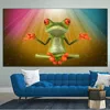 best selling handmade items 3d cartoon funny animals frog designs of fabric painting pictures modern kids room bedroom